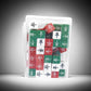 KOP04749 Math Fractions Dice Assorted Colors D6 16mm (5/8in) Bulk Pack of 100 Dice