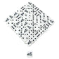 KOP04944 Loone Dice Opaque White with Black Pips 16mm (5/8in) Bulk Pack of 50 Dice