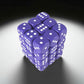 KOP05116 Purple Opaque Deluxe Dice with White Pips D6 12mm (1/2in) Pack of 36 Dice