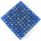 KOP05160 Blue Transparent Dice Glow in the Dark Pips D6 16mm Bulk Pack of 200