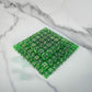 KOP05161 Green Transparent Dice Glow in the Dark Pips D6 16mm Bulk Pack of 200