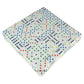 KOP06281 White Opaque Dice Multi-Colored Pips D6 19mm Bulk Pack of 200