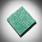 KOP07287 Green Opaque Dice with White Pips D6 8mm (5/16in) Bulk Pack of 200 Dice