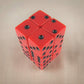 KOP08631 Red Opaque Dice with Black Pips D6 16mm (5/8in) Pack of 12