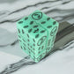 KOP08680 Green Alien Glow in Dark Dice Black Aliens D6 16mm Pack of 12