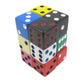 KOP08753 Assorted Opaque Dice with Pips D6 16mm (5/8in) Pack of 12 Dice