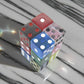KOP09207 Assorted Transparent Dice with Pips D6 16mm (5/8in) Pack of 12 Dice Koplow Games