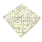 KOP11473 Ivory Opaque Dice Black Pips D6 16mm (5/8in) Bulk Pack of 200