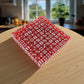 KOP11618 Red Transparent Dice with White Pips D6 16mm (5/8in) Bulk Pack of 200 Dice