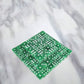 KOP12185 Green Marbilized Dice White Pips D6 16mm Bulk Pack of 200