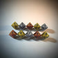 KOP13375 Assorted Olympic Dice with Black Numbers D10 16mm (5/8in) Pack of 10 Dice