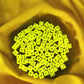 KOP14232 Assorted Math Foam Dice Yellow D6 25mm (1in) Bulk Pack of 100 Dice