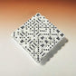 KOP15535 Eagle Dice White Opaque Black Pips D6 16mm Bulk Pack of 50