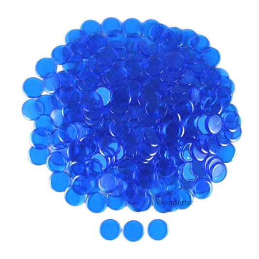 KOP16246 Blue Extra Thick Plastic Sorting Chips 19MM (3/4in) Pack of 250