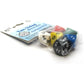 KOP18081 Assorted Color Dice D10 with Colored Numbers 10-19 20mm Pack of 6