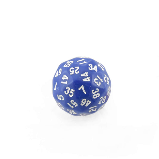 KOP18500 Blue Opaque Die with White Numbers D60 35mm (1.37in) Pack of 1