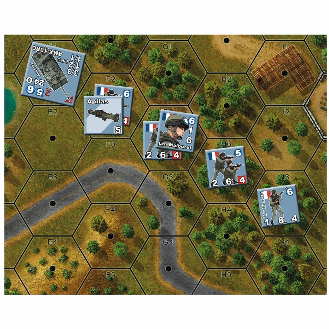 LLP1013 Honneur et Patrie Heroes of the Gap Board Game Expansion Lock and Load Publishing