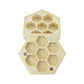MET808 Maple Wood Hexagon Dice Case Holds 7 Dice Metallic Dice Games