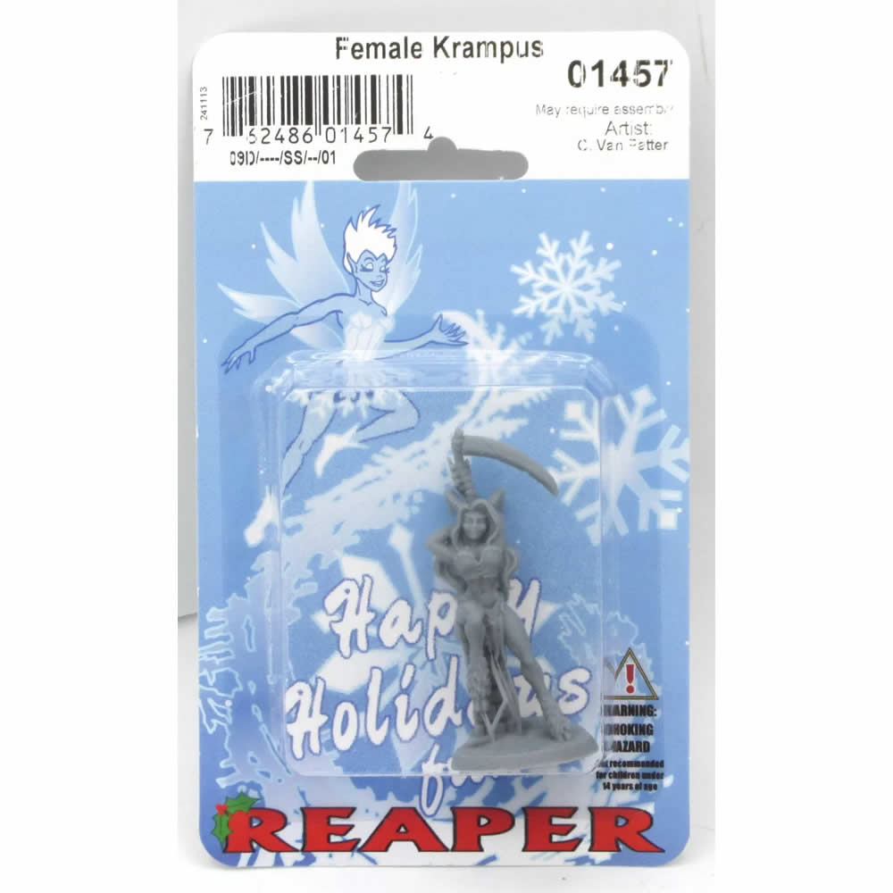 RPR01457 Female Krampus 2 Miniature 25mm Heroic Scale Special Edition Figure Reaper Miniatures