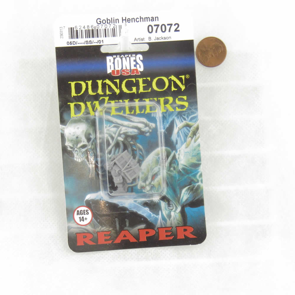 RPR07072 Murk Goblin Henchman Miniature 25mm Heroic Scale Figure 3D Printed Dungeon Dwellers Reaper Miniatures