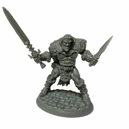 RPR07086 Grundor Hoardtaker Barbarian Miniature 25mm Heroic Scale Figure Dungeon Dwellers