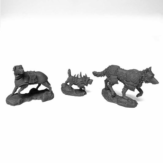 RPR07100 War Dogs Miniature 25mm Heroic Scale Figure 3D Printed Dungeon Dwellers