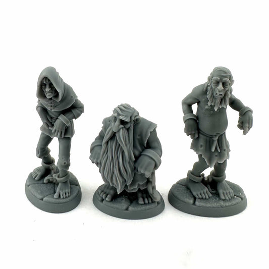 RPR07122 Townsfolk Prisoners Miniature 25mm Heroic Scale Figure Dungeon Dwellers Reaper Miniatures