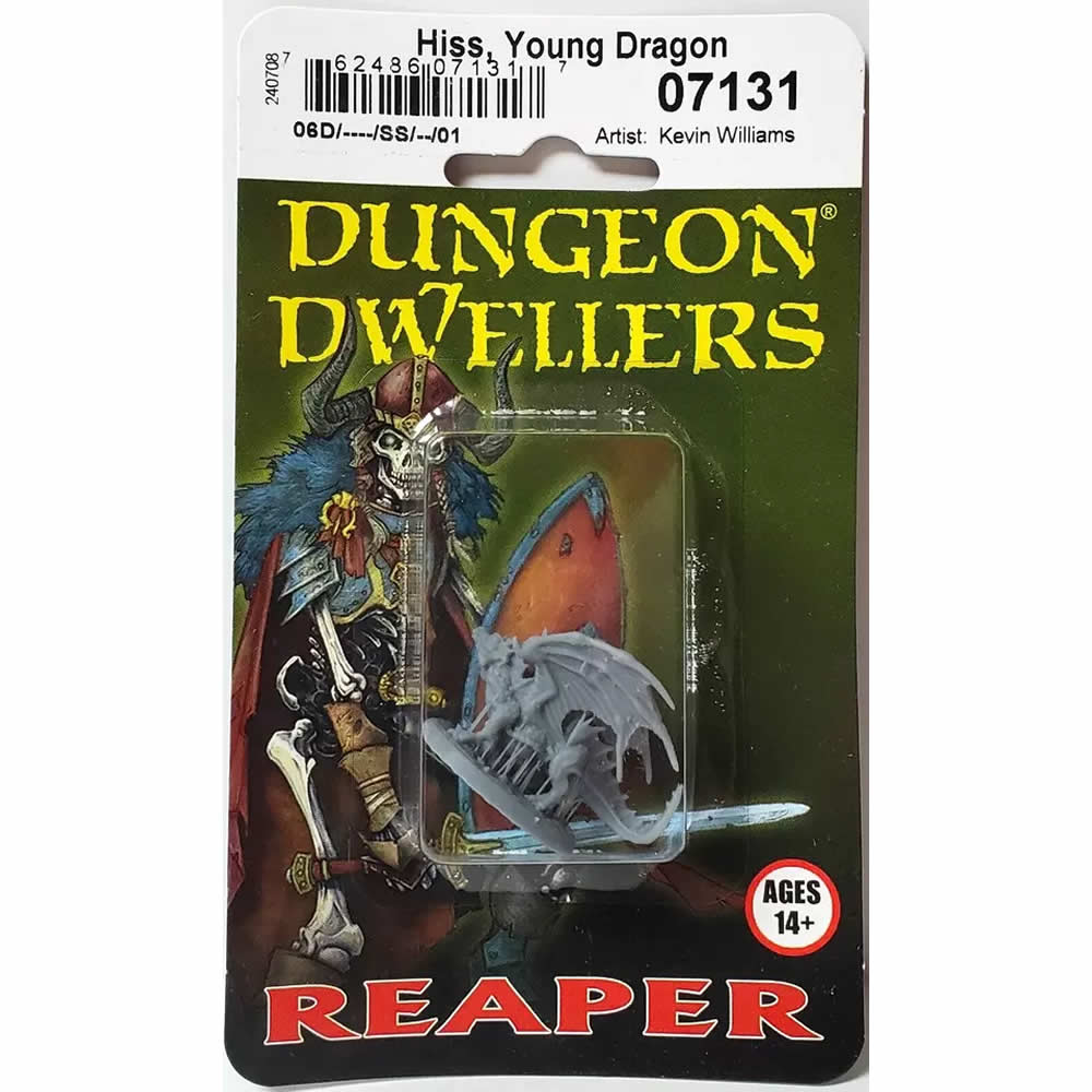 RPR07131 Hiss Young Dragon Miniature 25mm Heroic Scale Figure Dungeon Dwellers