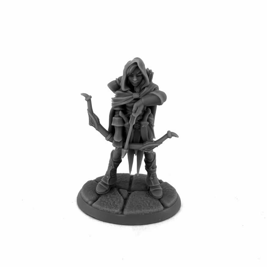 RPR07135 Daehana Drithirien Elf Fighter Miniature 25mm Heroic Scale Figure Dungeon Dwellers