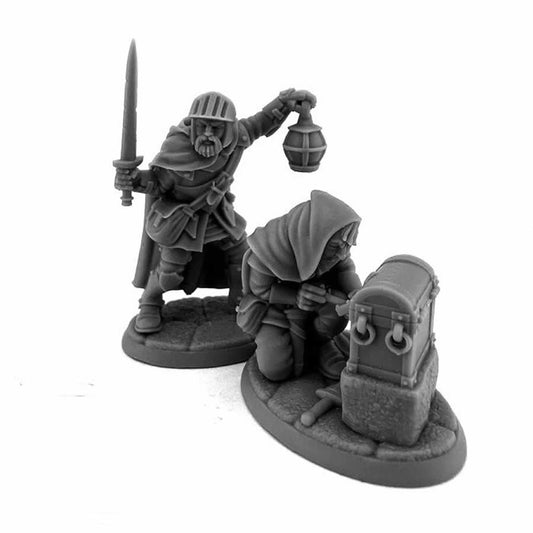 RPR07209 Teamwork Fighter Roque Miniature 25mm Heroic Scale Figure Dungeon Dwellers