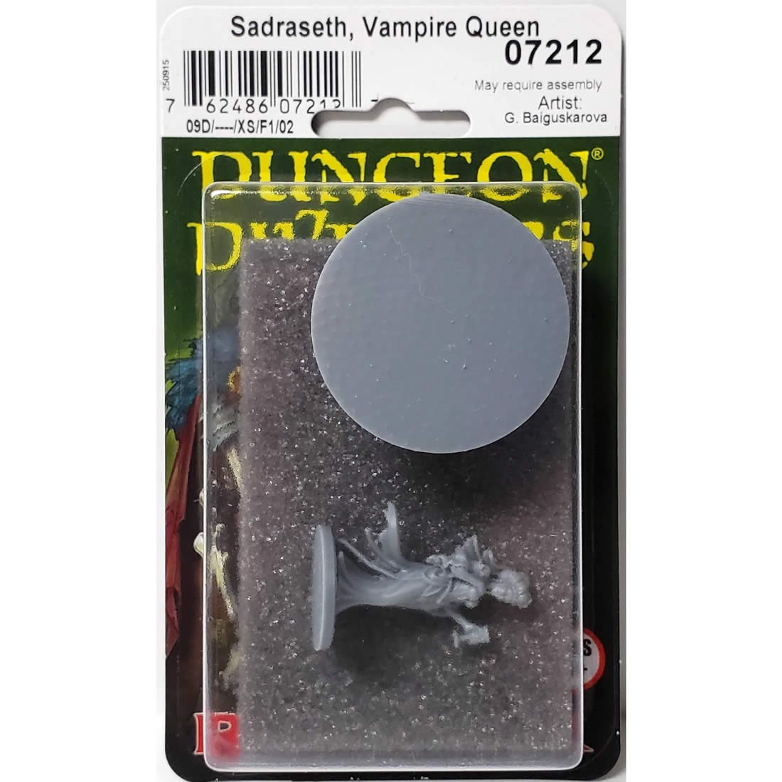 RPR07212 Sadraseth Vampire Queen of Sullenhall Miniature 25mm Heroic Scale Figure Dungeon Dwellers