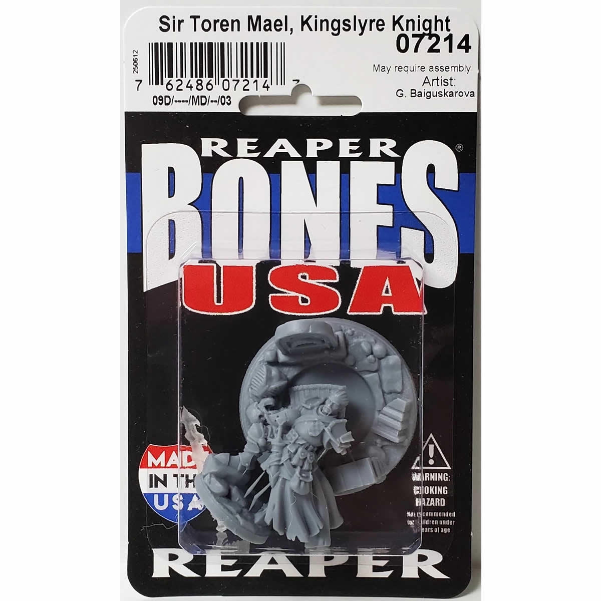 RPR07214 Sir Toren Mael Kingslyre Knight Miniature 25mm Heroic Scale Figure Dungeon Dwellers