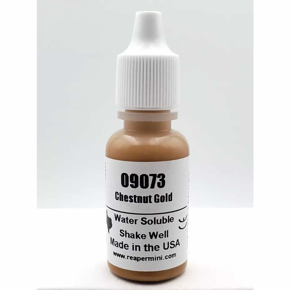 RPR09073 Chestnut Gold Reaper Master Series Hobby Paint .5oz