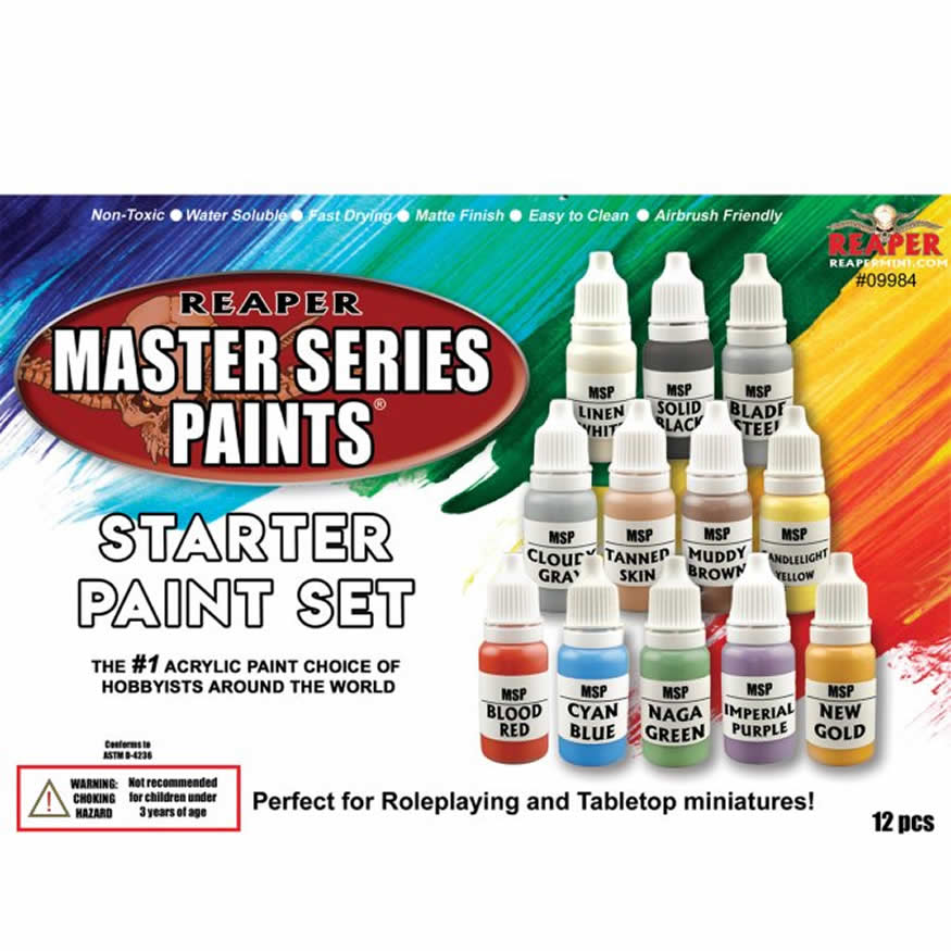 RPR09984A Master Series Paint Set Acrylic Paint Box Set