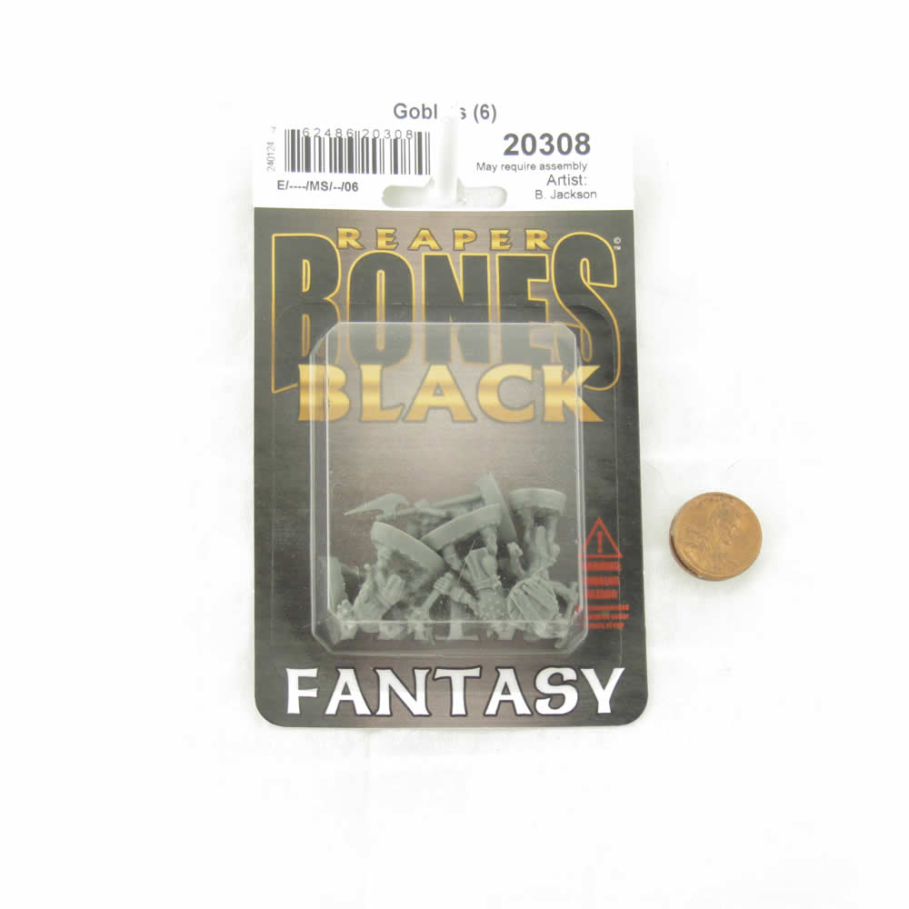 RPR20308 Goblins Miniature 25mm Heroic Scale Figure Bones Black