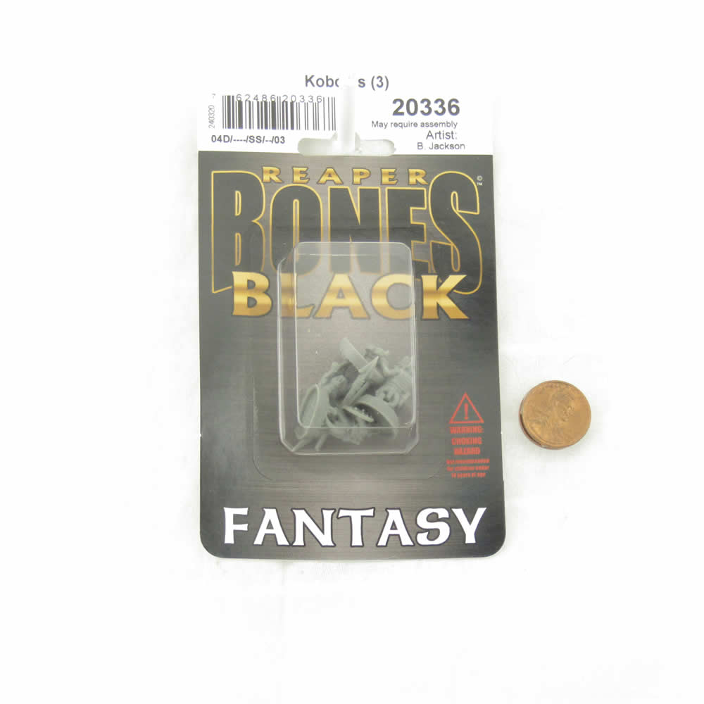 RPR20336 Kobolds Miniature 25mm Heroic Scale Figure Bones Black