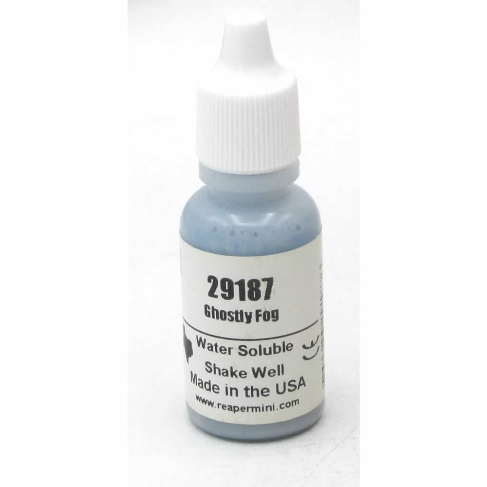 RPR29187 Ghostly Fog Acrylic Reaper Master Series Hobby Paint .5oz Dropper Bottle Reaper Miniatures