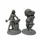 RPR30124 Townsfolk Cooper and Blacksmith Miniature Figure 25mm Heroic Scale Reaper Bones USA