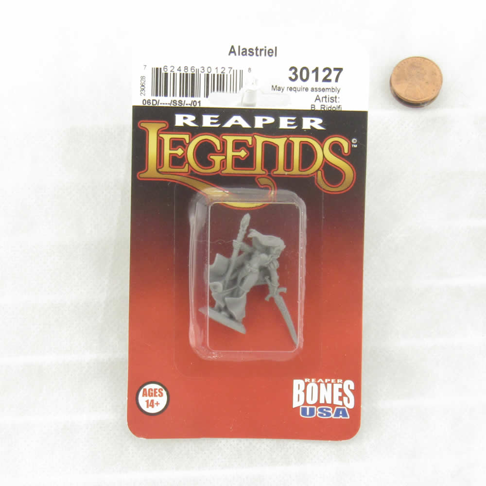 RPR30127 Alastriel Elf Wizard Miniature Figure 25mm Heroic Scale Reaper Bones USA