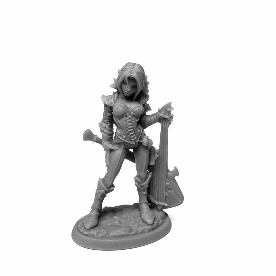 RPR30131 Astrid Elf Chronicler Miniature Figure 25mm Heroic Scale Reaper Bones USA