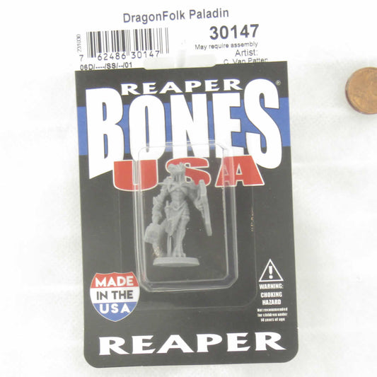 RPR30147 Tarmiczi Female Dragonblood Paladin Miniature Figure 25mm Heroic Scale Reaper Bones USA