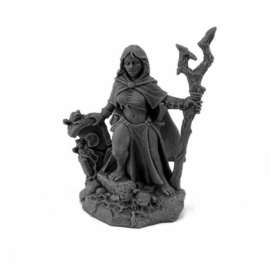 RPR30174 Isidora Witch Miniature Figure 25mm Heroic Scale Reaper Bones USA