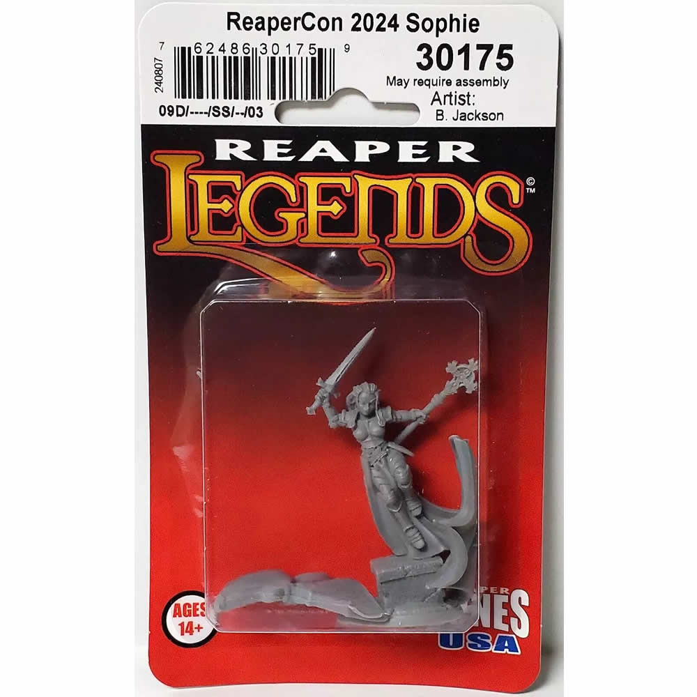 RPR30175 2024 Sophie Miniature Figure 25mm Heroic Scale Reaper Bones USA