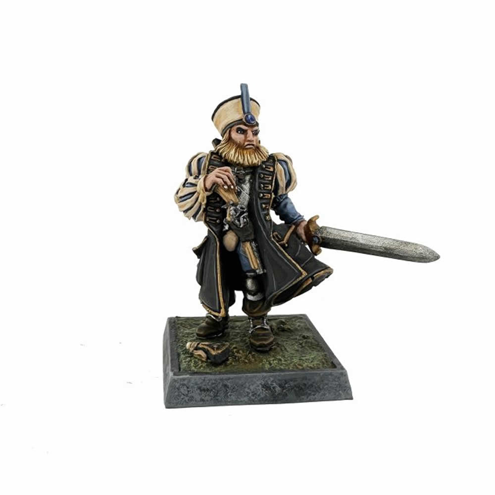 RPR30195 Imperial Captain Miniature Figure 25mm Heroic Scale Reaper Bones USA Reaper Miniatures