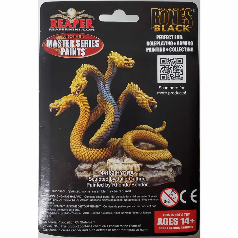 RPR44182 Hydra Miniature 25mm Heroic Scale Figure Bones Black