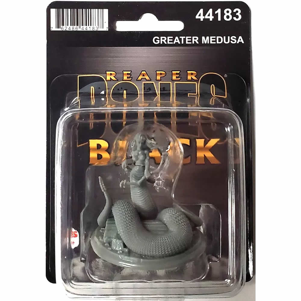 RPR44183 Greater Medusa Miniature 25mm Heroic Scale Figure Bones Black