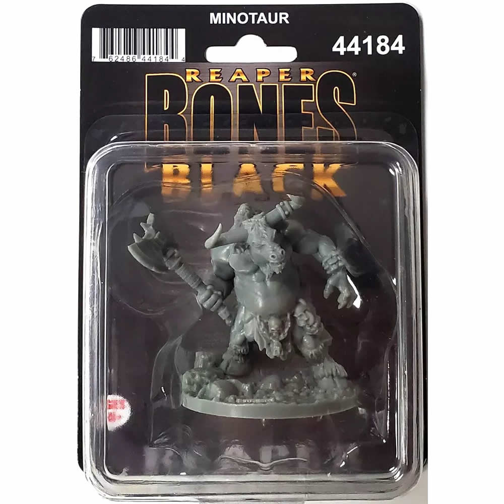 RPR44184 Minotaur Miniature 25mm Heroic Scale Figure Bones Black