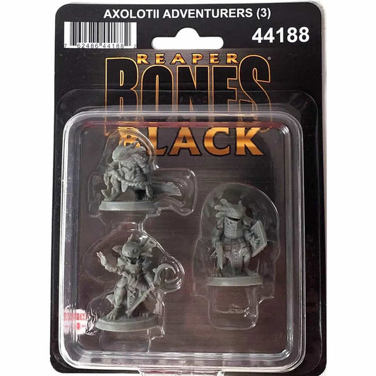 RPR44188 Axolotii Heroes Miniature 25mm Heroic Scale Figure Bones Black