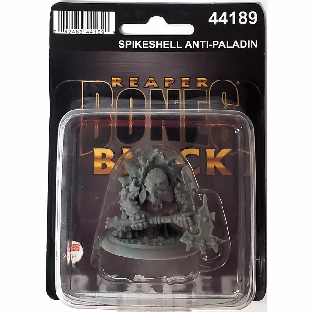 RPR44189 Spikeshell Antipaladin Miniature 25mm Heroic Scale Figure Bones Black