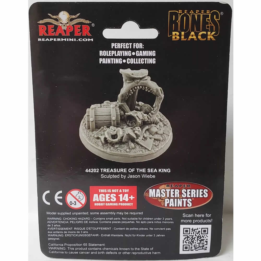 RPR44202 Treasure of the Sea King Miniature 25mm Heroic Scale Figure Bones Black